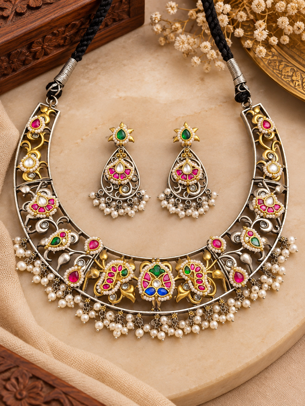 Pachi Kundan necklace