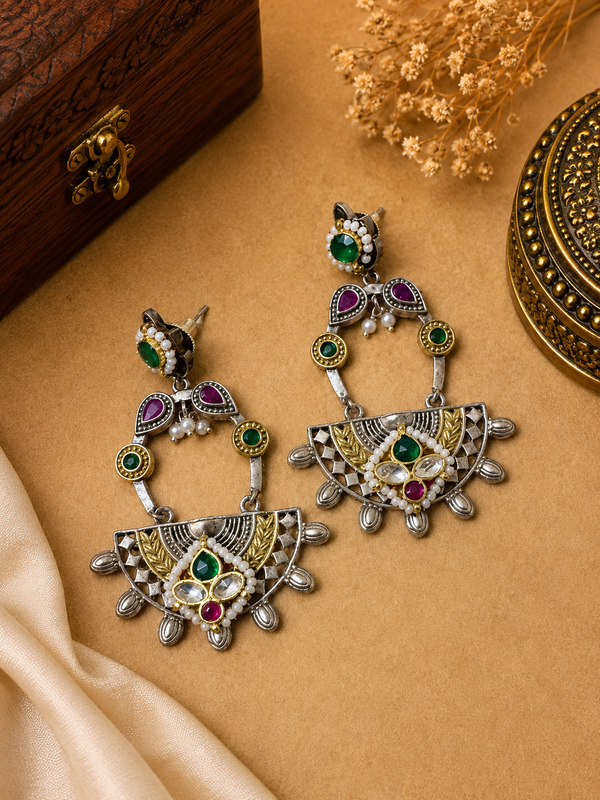 Kundan earrings