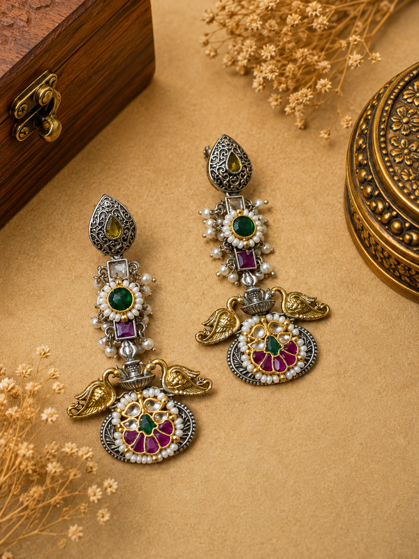 Kundan earrings
