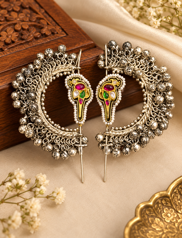 Kashmiri Ghungroo ear cuff