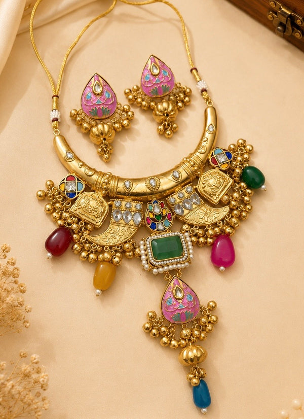 Golden necklace