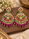 Pachi Kundan earrings