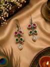 Patti Kundan hoop earrings