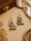 Golden hoop nandi earrings
