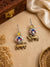 Golden hoop nandi earrings