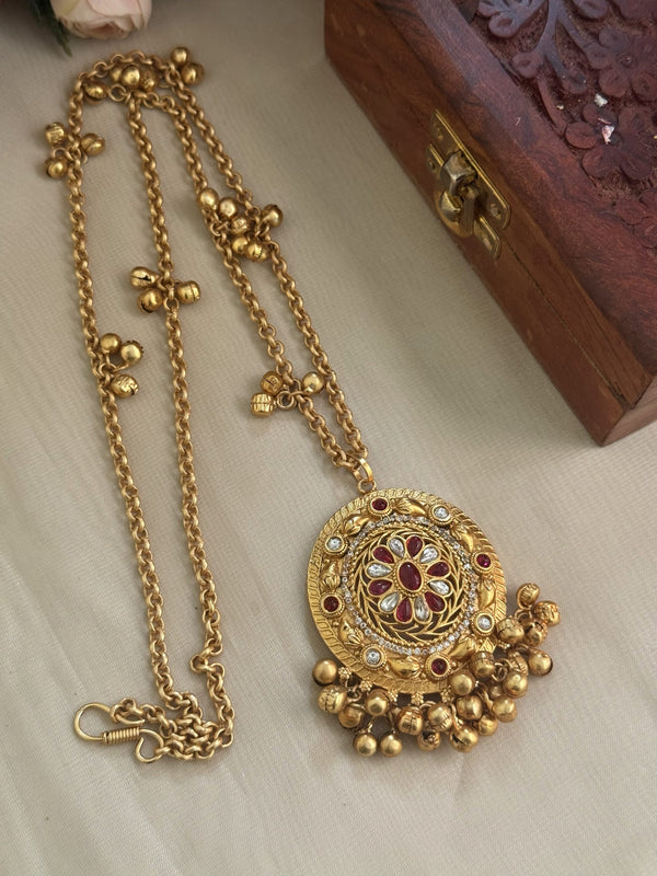 A-ghungroo long necklace image 2