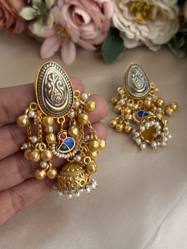 HEER BIRD KASHMIRI EARINGS image 0