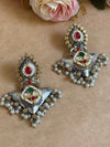 SAMSI PACHI KUNDAN EARINGS image 0