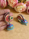 NISAR PACHI KUNDAN EARINGS image 0