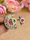 KISMAT PACHI KUNDAN RING image 0