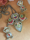 PAKSHI KUNDAN LONG NECKLACE image 2