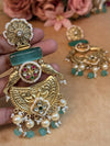 Golden kashmiri earrings image 0