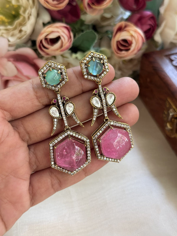 A-monzonite earrings image 0