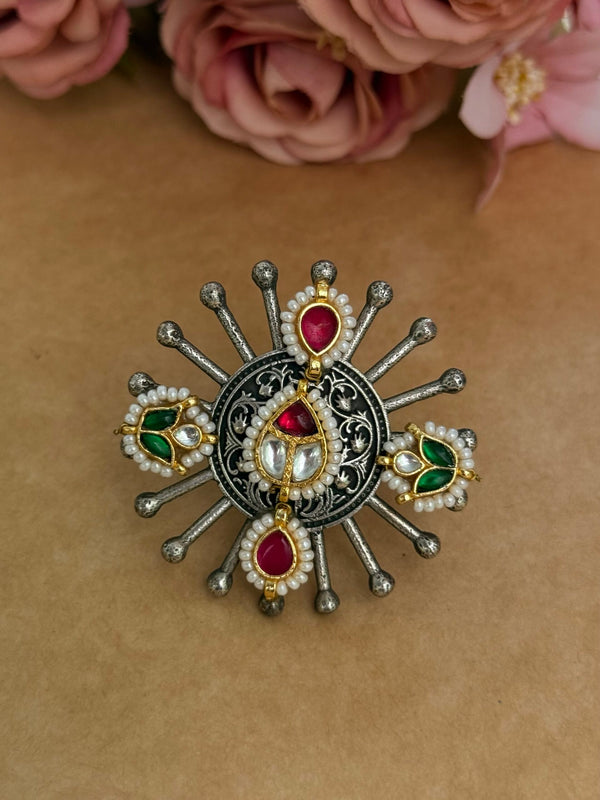 SITARA KUNDAN RING image 0