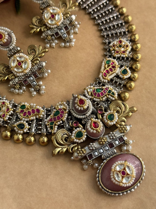 pachi Kundan necklace image 0
