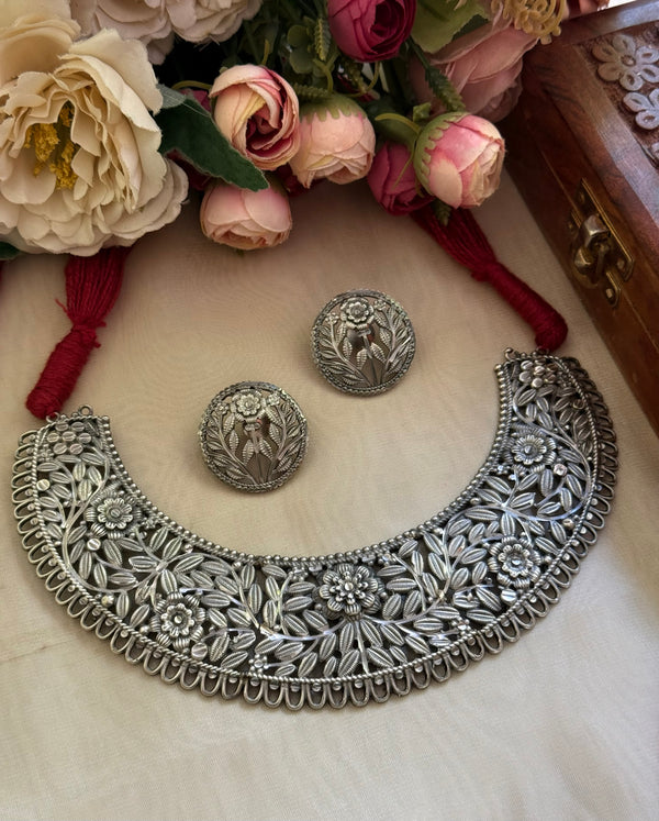 A-German silver necklace image 0
