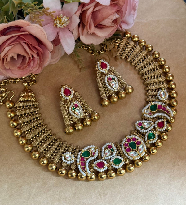 Kundan necklace image 2
