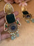 Russian stone kashmiri earrings image 0