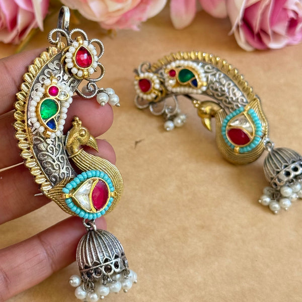 DUALTONE PEACOCK EARCUFF image 0