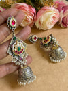 KUDRAT PACHI KUNDAN EARINGS image 1