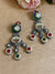 NETRAA PACHI KUNDAN EARINGS image 0
