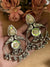 ILLUMINATE ETHNIC EMERALD STONE EARINGS image 0