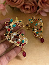 A-golden peacock ear cuff image 0
