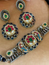 Kundan elephant choker image 0