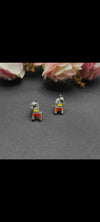 HANDPAINTED ASWA EARINGS image 1
