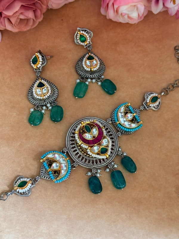 NEELA KUNDAN CHOKER image 1