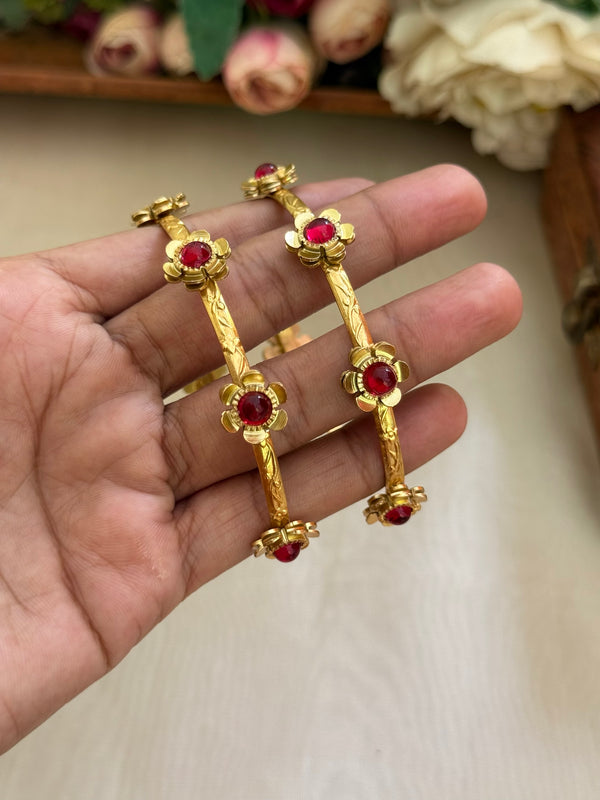 adjustable flower bangles image 0