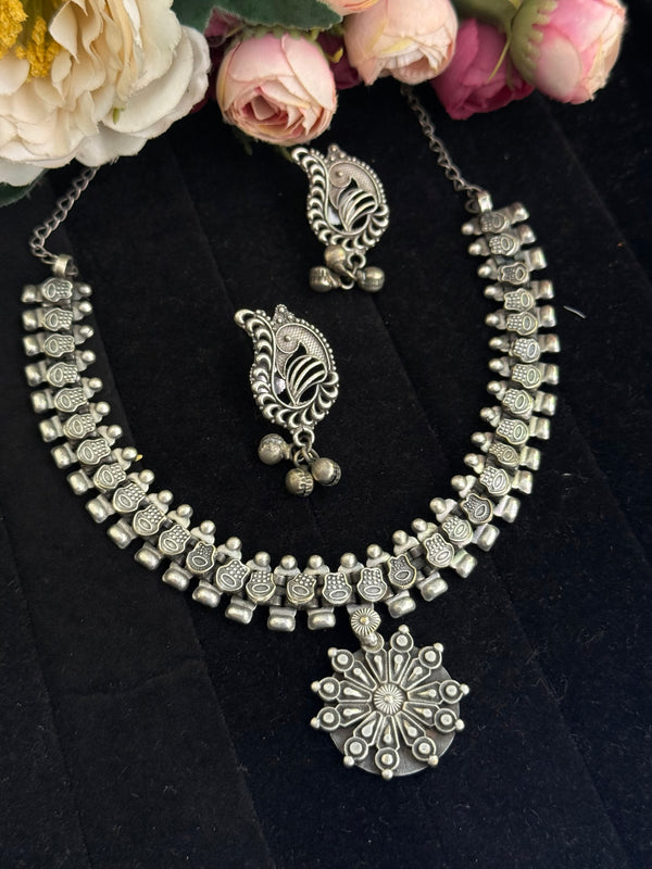 German silver necklace image 0