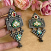 MUSAFIR PACHI KUNDAN EARINGS image 0