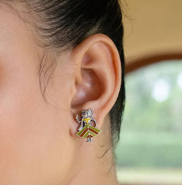 HANDPAINTED EARINGS image 2