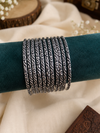 German silver bangles 12pcs size 2.6
