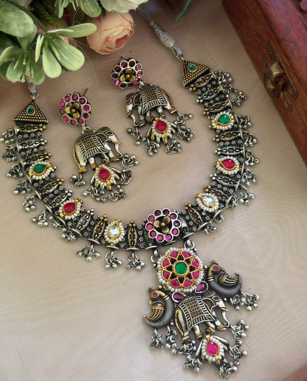 Diya Kundan Necklace