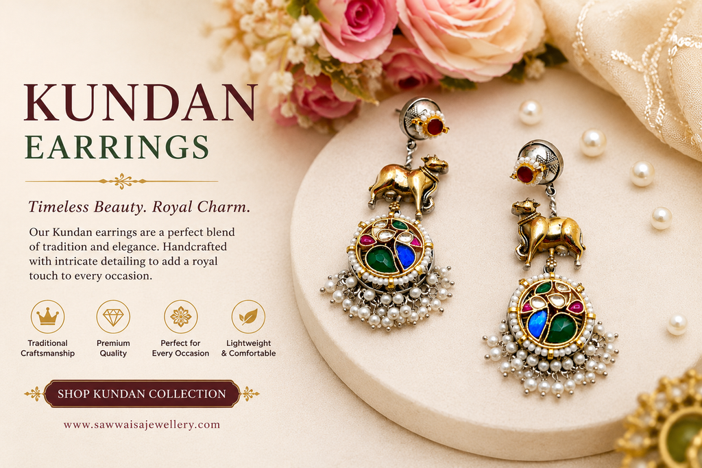 Kundan Jewellery: The Perfect Blend of Royal Heritage and Modern Fashion