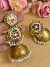 AARZOO PACHI KINDAN EARINGS image 0