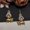 GOLDEN HOOP NANDI EARINGS image 0