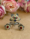 KAMAL PACHI KUNDAN RING image 0