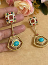 SANAM PACHI KUNDAN EARINGS image 0