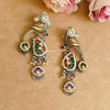 JEEVIKA PACHI KUNDAN EARINGS image 0