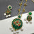 RAJWADI SET WITH EARINGS(palasa) image 0