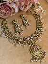 Kundan statement necklace image 1