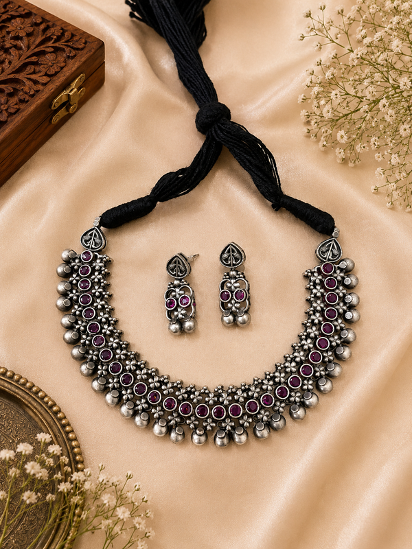 German silver necklace