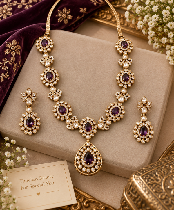 Royal blue necklace