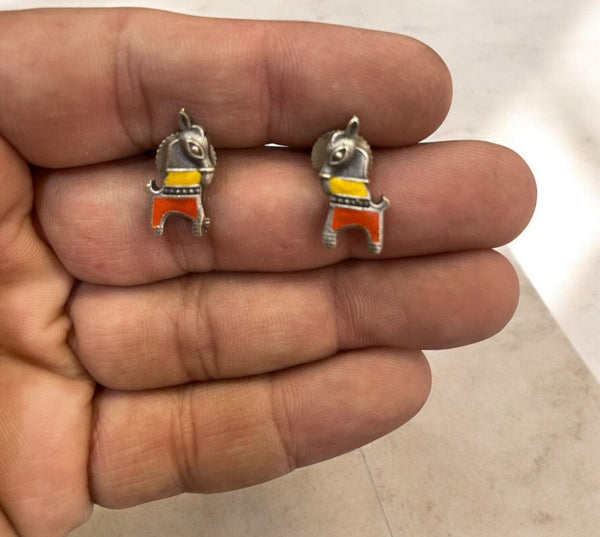 HANDPAINTED ASWA EARINGS image 0