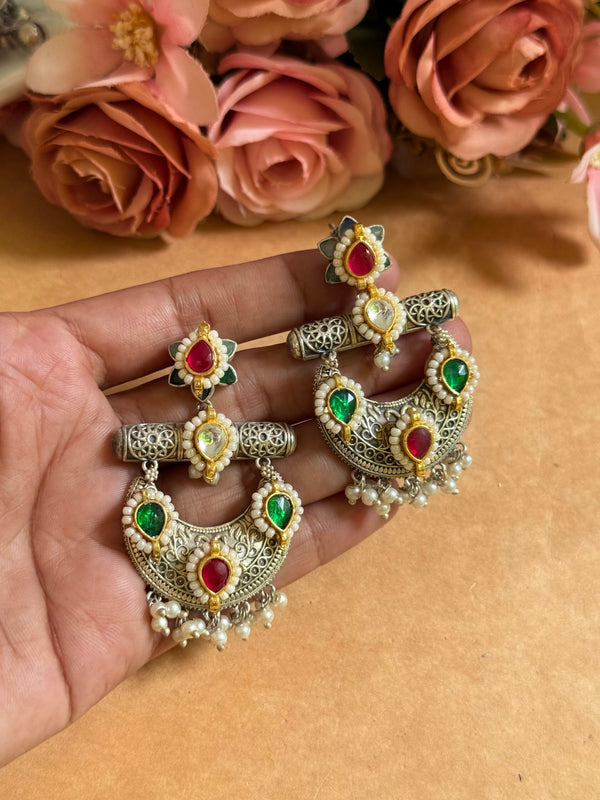 pachi Kundan long necklace image 1