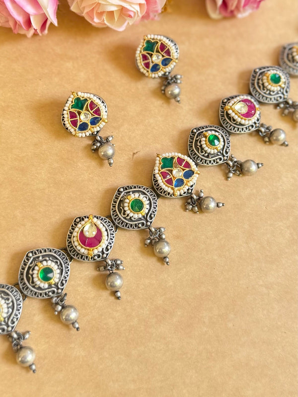 NETRA PACHI KUNDAN CHOKER image 0