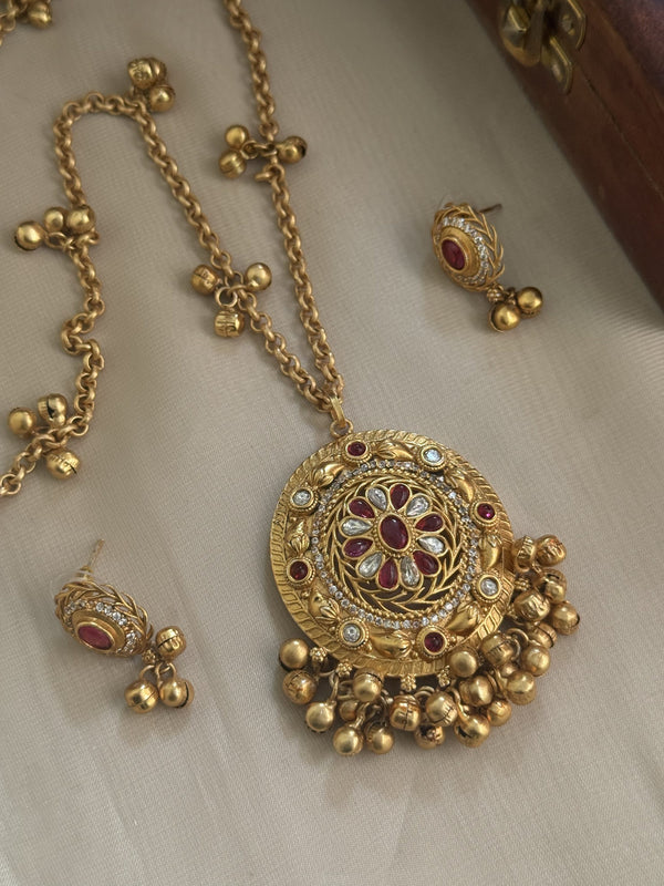 A-ghungroo long necklace image 0